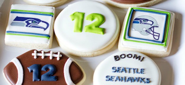 Football themed 12th birthday party via Kara's Party Ideas KarasPartyIdeas.com Cake, favors. cupcakes, tutorials, invitation, and more! #football #footballparty #tweenboy #teenboyparty #superbowlparty #superbowl (2)