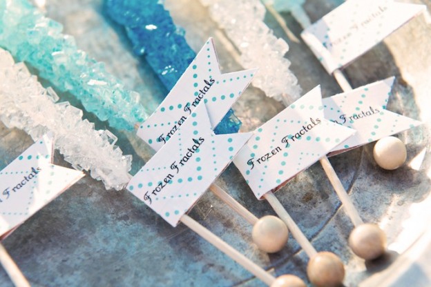 Frozen inspired Nordic Winter birthday party via Kara's Party Ideas KarasPartyIdeas.com Supplies, invitation, desserts, favors, drinks, recipes, and more! #frozen #frozenpary #nordicwinter #winterbirthdayparty #karaspartyideas (23)