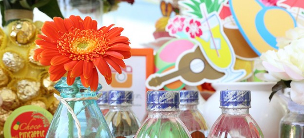 Hawaiian Luau baby shower via Kara's Party Ideas KarasPartyIdeas.com Cake, decor, supplies, food, favors, and more! #luau #luauparty #hawaiianluau (2)