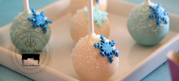 Frozen themed 5th birthday party via Kara's Party Ideas KarasPartyIdeas.com Cake, banners, food, favors, supplies, and more! #frozen #frozenparty #winterparty #snowflakeparty #snowflake (1)