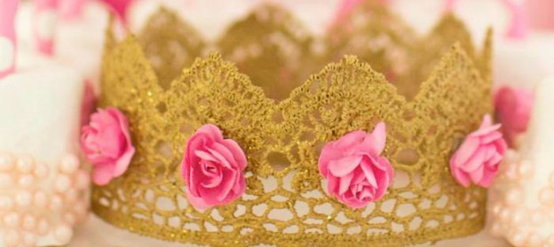 Royal PRINCESS 1st Birthday Party via Kara's Party Ideas KarasPartyIdeas.com Cake, banners, recipes, favors, and more! #princessparty #princessbirthdayparty #princesspartyideas (1)