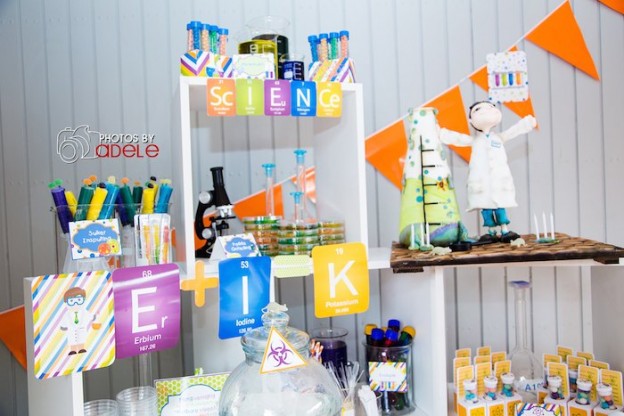 Kara's Party Ideas Science Themed Birthday Party | Kara's Party Ideas