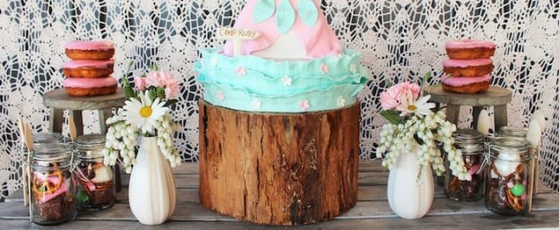 Vintage Rustic Camping themed birthday party via Kara's Party Ideas KarasPartyIdeas.com Cake, decor, supplies, recipes, printables, and more! #campingparty #glampingparty #rusticcampingparty #vintagepartyideas (1)