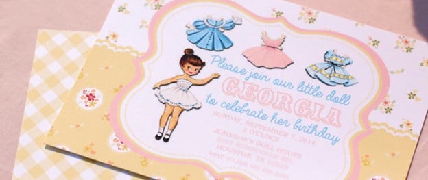 Vintage Paper Doll Themed Birthday Party via Kara's Party Ideas KarasPartyIdeas.com The Place For All Things Party! #paperdolls #paperdollparty #girlpartyideas #vintagepaperdoll #paperdoll #vintagepaperdollparty #dollparty (1)