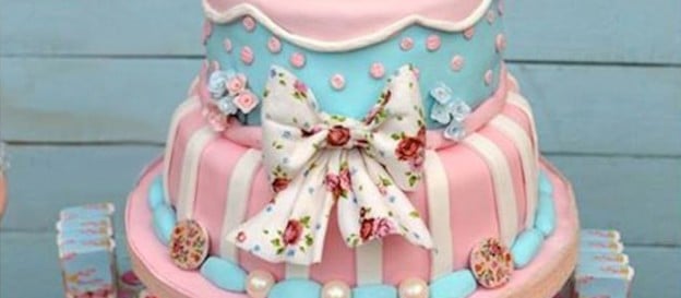 Shabby Chic Baptism Birthday Party via Kara's Party Ideas KarasPartyIdeas.com Cake, tutorials, recipes, favors, banners, food, and more! #shabbychic #shabbychicparty (2)
