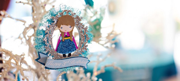 'Worth Melting For' Frozen Birthday Party via Kara's Party Ideas KarasPartyIdeas.com Cake, decor, favors, desserts, banners, games, and more! #frozen #frozenparty #winterparty #winterprincessparty (1)
