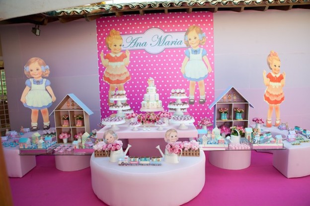 Kara's Party Ideas Paper Doll 2nd Birthday Party | Kara's Party Ideas