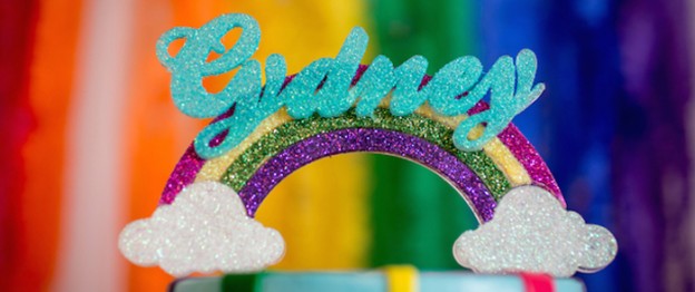 Rainbow Pony Themed Birthday Party via Kara's Party Ideas KarasPartyIdeas.com The Place for All Things Party! #rainbowparty #ponyparty #ponypartyideas #rainbowponyparty (2)