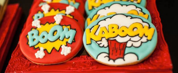Classic Superhero 5th Birthday Party via Kara's Party Ideas KarasPartyIdeas.com Printables, cake, decor, tutorials, recipes, food, and more! #classicsuperhero #superheroparty #superhero #classicsuperheropart #partyplanning #superherocake #superheropartyideas (1)