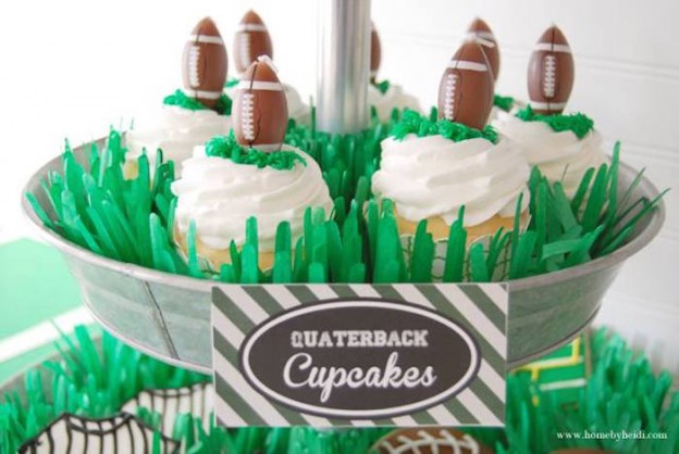 Chiazllta 100Pcs Football Party Cutouts Football