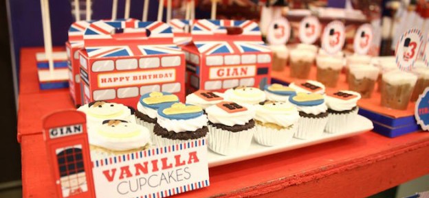 London + Paris Themed Birthday Party via Kara's Party Ideas KarasPartyIdeas.com The Place for All Things Party! #londonparty #parisparty #britishparty #aroundtheworld #parispartyideas #toysoldier (1)