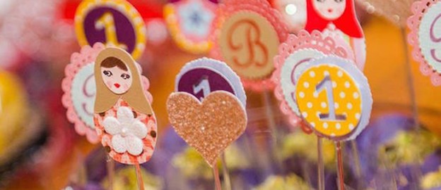 Matryoshka Doll 1st Birthday Party via Kara's Party Ideas KarasPartyIdeas.com The Place for ALL THINGS PARTY! #matryoshkadoll #matryoshkadollparty #matryoshka #nestingdollparty #nestingdoll (1)