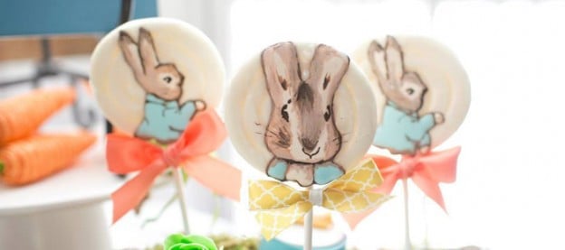 Peter Rabbit Blossoming With Love Themed Baby Shower via Kara's Party Ideas KarasPartyIdeas.com Cake, decor, party supplies, printables, invitation, recipes, and more! #PeterRabbit #peterrabbitparty #peterrabbitbabyshower #genderneutralbabyshower #peterrabbitpartyideas (2)