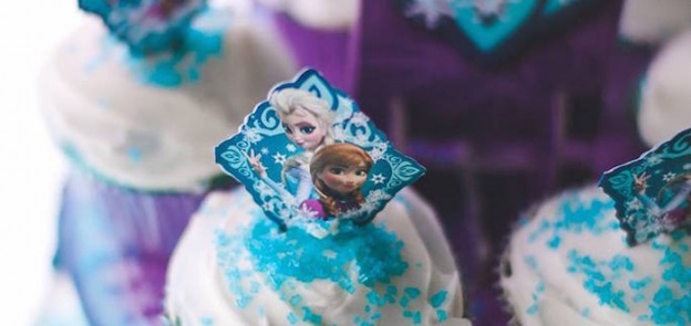 Frozen Birthday Party via Kara's Party Ideas KarasPartyIdeas.com Cake, decor, supplies, banners, favors and more! #frozen #frozenparty #elsaandanna #elsacake #frozenbirthdayparty (1)
