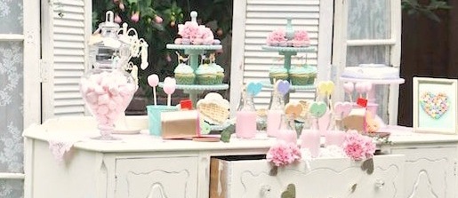 I heart you valentine's day garden party via Kara's Party Planning Ideas!