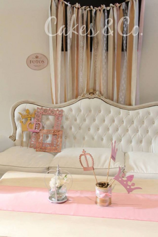 Kara's Party Ideas Pink & Gold Princess 1st Birthday Party | Kara's ...