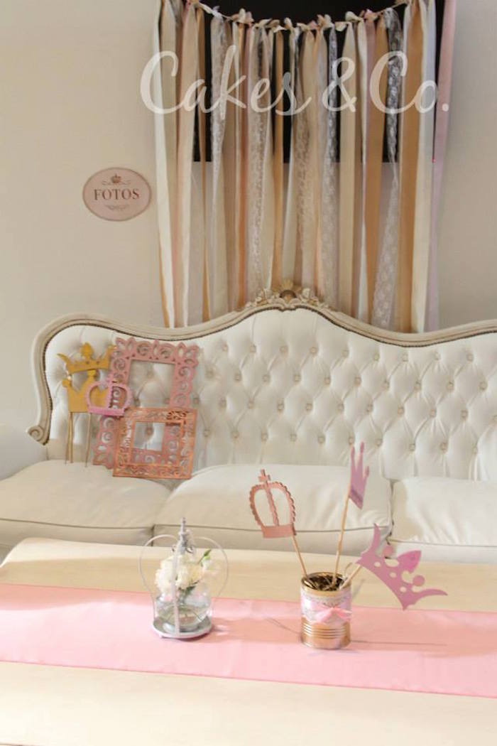 Kara's Party Ideas Pink & Gold Princess 1st Birthday Party | Kara's ...