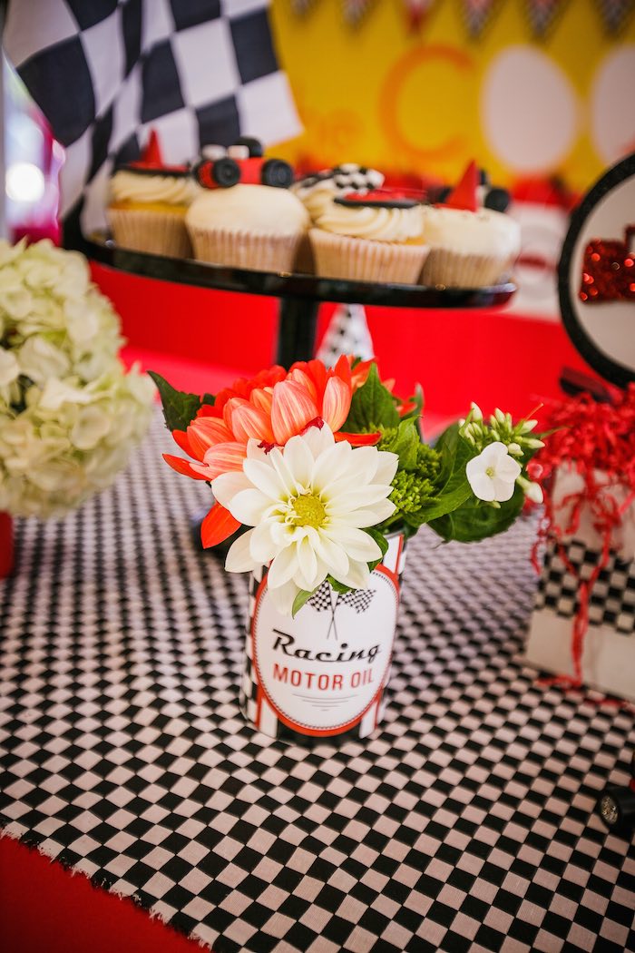 Kara's Party Ideas Race Car Themed Birthday Party | Kara's Party Ideas