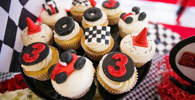 Race Car Themed Birthday Party via Kara's Party Ideas KarasPartyIdeas.com The one stop spot for party ideas, supplies, desserts, cake, food, recipes, favors, printables and more! #racecarparty #racingparty #racecarpartydesserts #carparty (2)