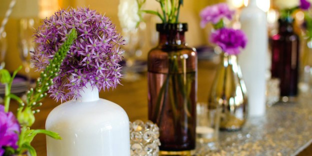 Elegant Purple & Silver Bridal Shower via Kara's Party Ideas KarasPartyIdeas.com #elegantbridalshower (1)