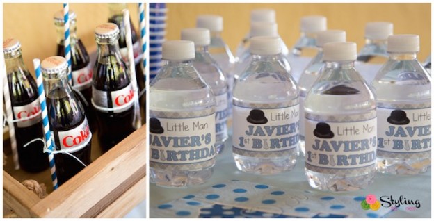 Kara's Party Ideas Little Man Themed Birthday Party | Kara's Party Ideas