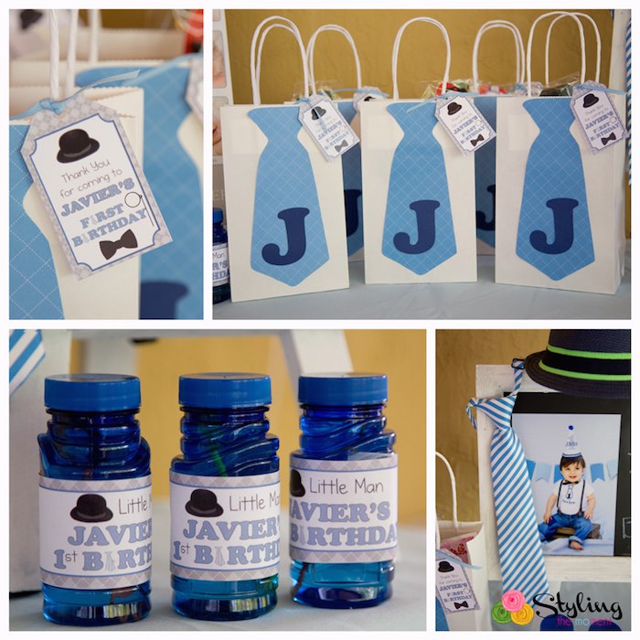 Kara's Party Ideas Little Man Themed Birthday Party | Kara's Party Ideas