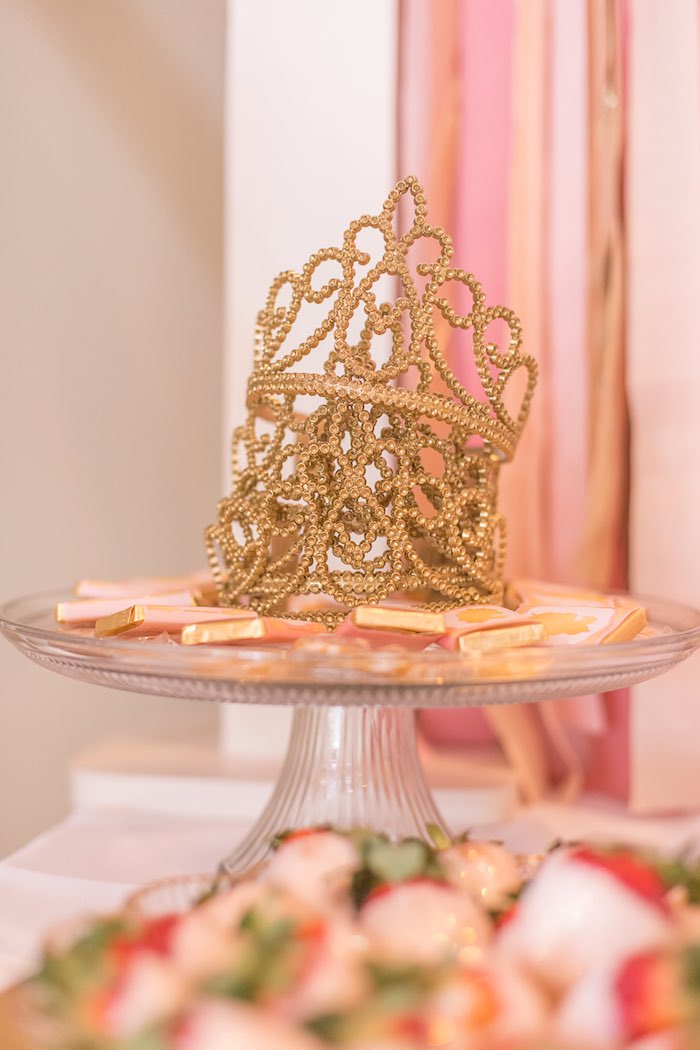 Kara's Party Ideas Pink & Gold Princess Themed Birthday Party | Kara's ...