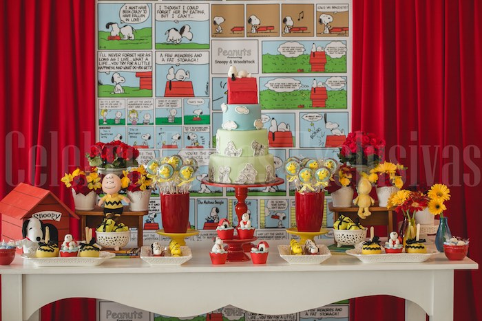 Kara's Party Ideas Snoopy Themed Birthday Party | Kara's Party Ideas