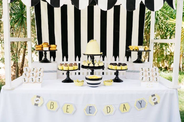 Kara's Party Ideas Bumble Bee Themed Birthday Party | Kara's Party Ideas