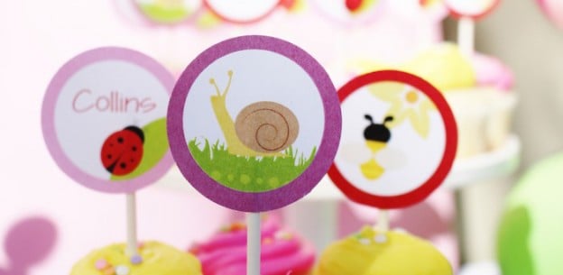 Spring Garden Birthday Party via Kara's Party Ideas! Cake, printables, tutorials, recipes and more! KarasPartyIdeas.com #springgardenparty (1)