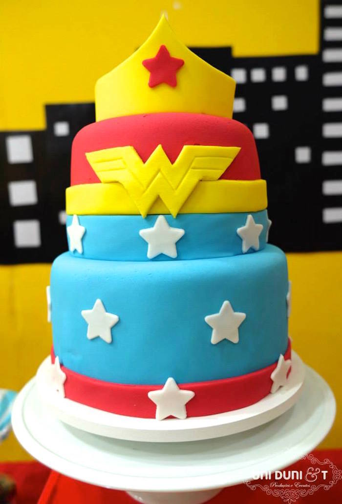 Kara's Party Ideas Wonder Woman Birthday Party | Kara's Party Ideas