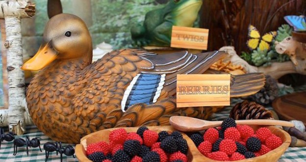 Camping Themed Graduation + Birthday Party via Kara's Party Ideas | KarasPartyIdeas.com (1)