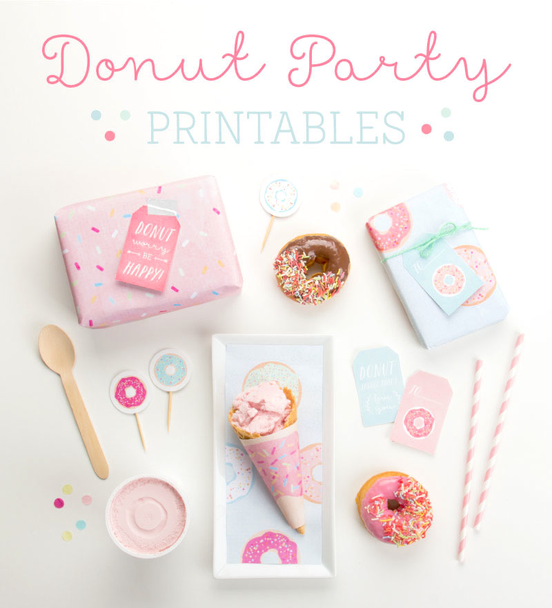 Kara's Party Ideas FREE Donut Party Printables! | Kara's Party Ideas