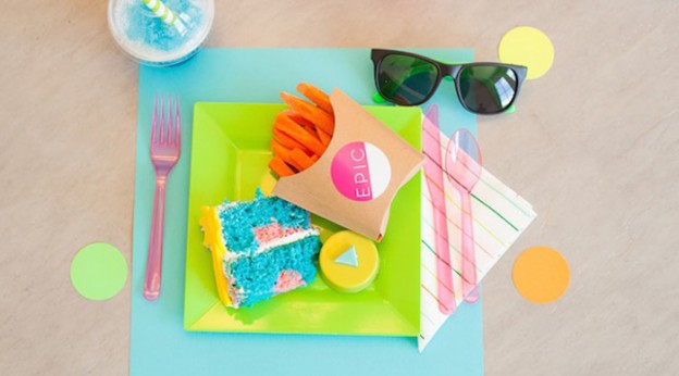Epic 80's Neon Birthday Party via Kara's Party Ideas | The Place for All Things Party! KarasPartyIdeas.com (2)