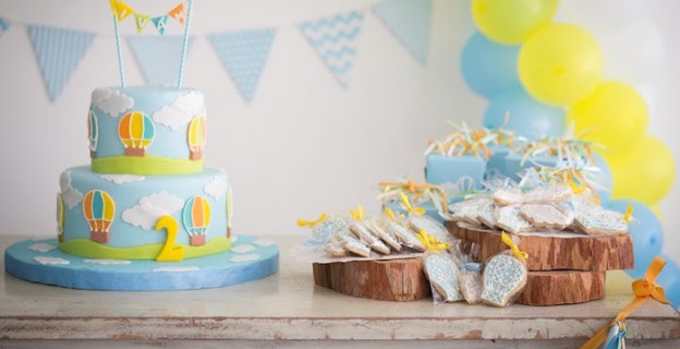 Hot Air Balloon Birthday Party via Kara's Party Ideas | KarasPartyIdeas.com (4)