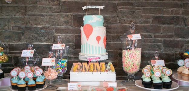 Hot Air Balloon themed birthday party via Kara's Party Ideas | KarasPartyIdeas.com (1)