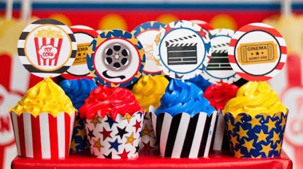 Movie Night themed birthday party via Kara's Party Ideas | KarasPartyIdeas.com (1)
