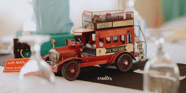 Vintage + Modern Transportation themed birthday party via Kara's Party Ideas | KarasPartyIdeas.com (1)
