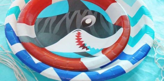 Fin-Tastic Shark Themed Birthday Party via Kara's Party Ideas KarasPartyIdeas.com (1)