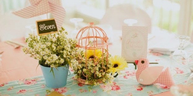 Shabby Chic Garden 1st Birthday Party via Kara's Party Ideas | KarasPartyIdeas.com (2)