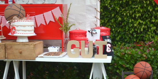 Vintage Basketball Birthday Party via Kara's Party Ideas KarasPartyIdeas.com (1)