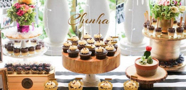 Black + White & Floral Party via Kara's Party Ideas | KarasPartyIdeas.com (1)