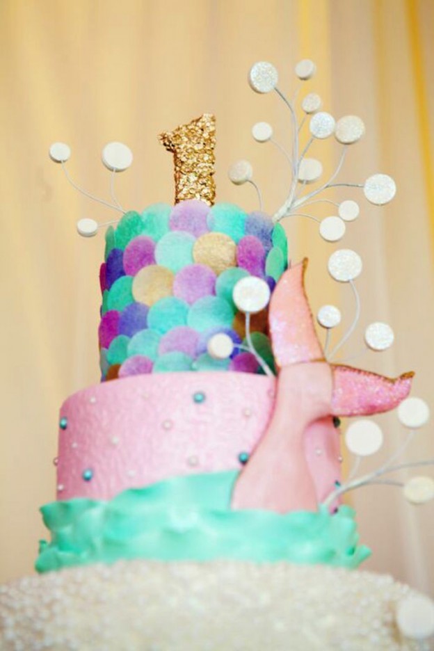 Kara's Party Ideas Mermaid Under The Sea 1st Birthday Party | Kara's ...
