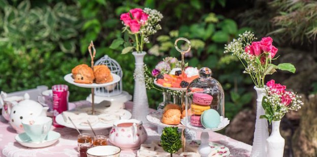 Outdoor Afternoon Tea Party via Kara's Party Ideas KarasPartyIdeas.com (1)