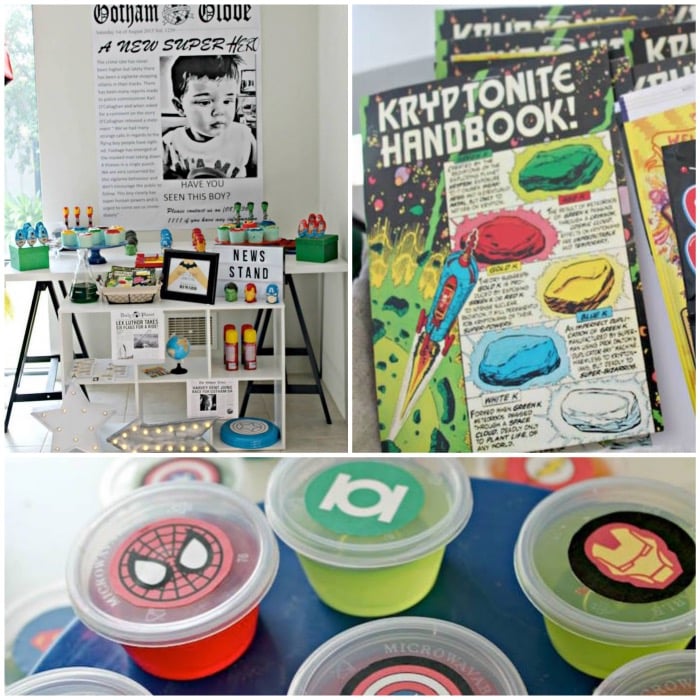 Kara's Party Ideas Superhero Birthday Party | Kara's Party Ideas