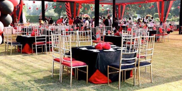 Dining Table at a Ferrari Themed 1st Birthday Party via Kara's Party Ideas | KarasPartyIdeas.com (2)