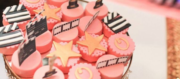 Chocolate Covered Oreos from a Glam Movie Star 10th Birthday Party via Kara's Party Ideas KarasPartyIdeas.com (1)