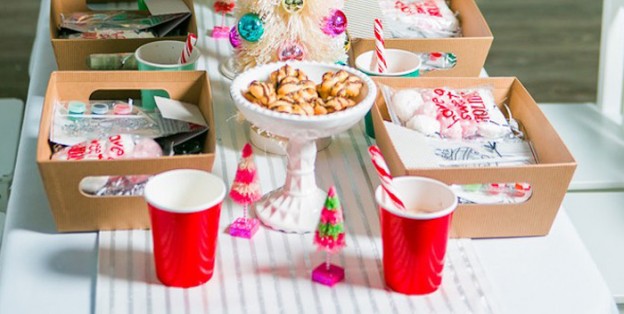 Cookies + Favors from a Holiday Craft & Cookie Party via Kara's Party Ideas | KarasPartyIdeas.com (2)