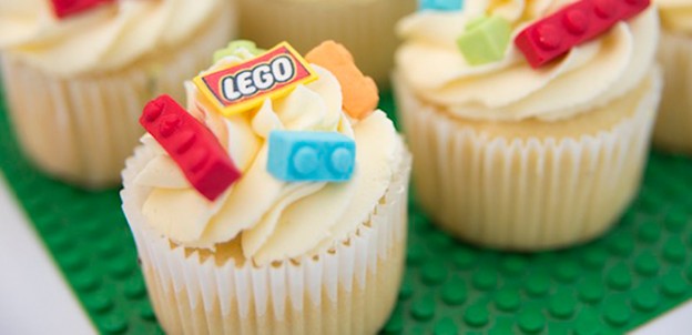 Cupcakes from a Lego Birthday Party via Kara's Party Ideas | KarasPartyIdeas.com (1)