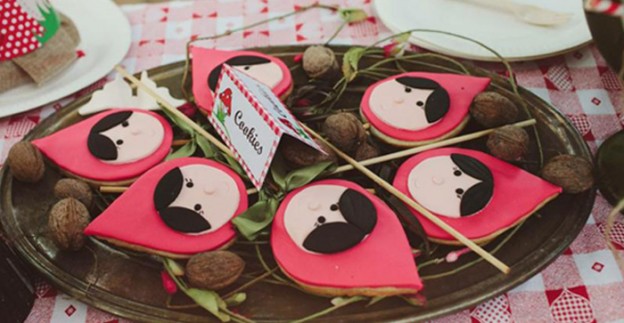 Little Red Riding Hood Cookies from a Little Red Riding Hood Woodland Birthday Party via Kara's Party Ideas KarasPartyIdeas.com (1)